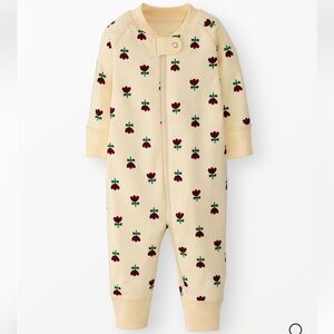 Hanna Andersson HannaJams™ Sleeper Red Tulips on Almond Oil